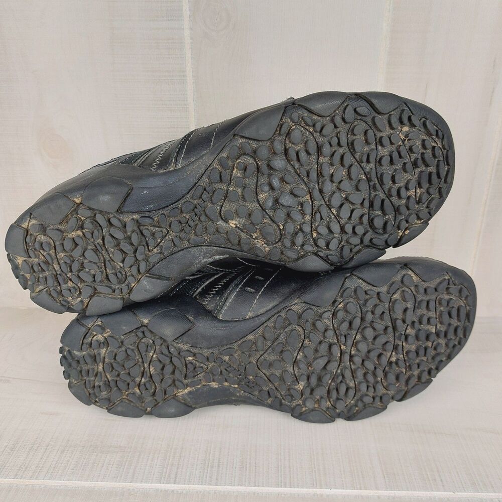 Skechers Men Size 11 Diameter-Nerves Black Leather Slip-On Driving Loafers 64274 - Picture 6 of 7